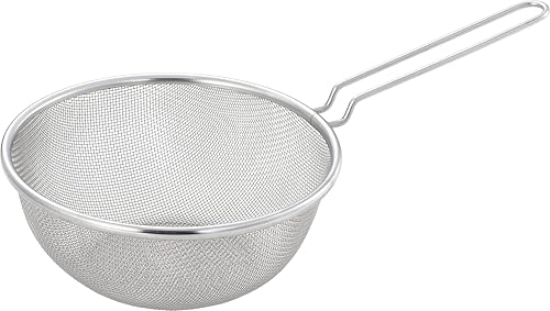 Yoshikawa SJ3362 - Colador con una sola mano, 7.1 pulgadas (7.1 in), color plateado
