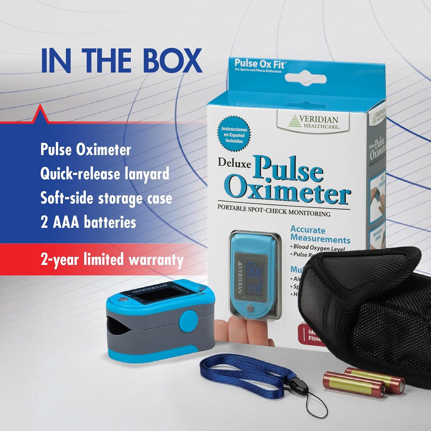 SmartHeart Fingertip Pulse Oximeter 1 Each 11-50D