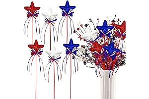 Patriotic Foam Star Picks for Inspired July 4th Decorations