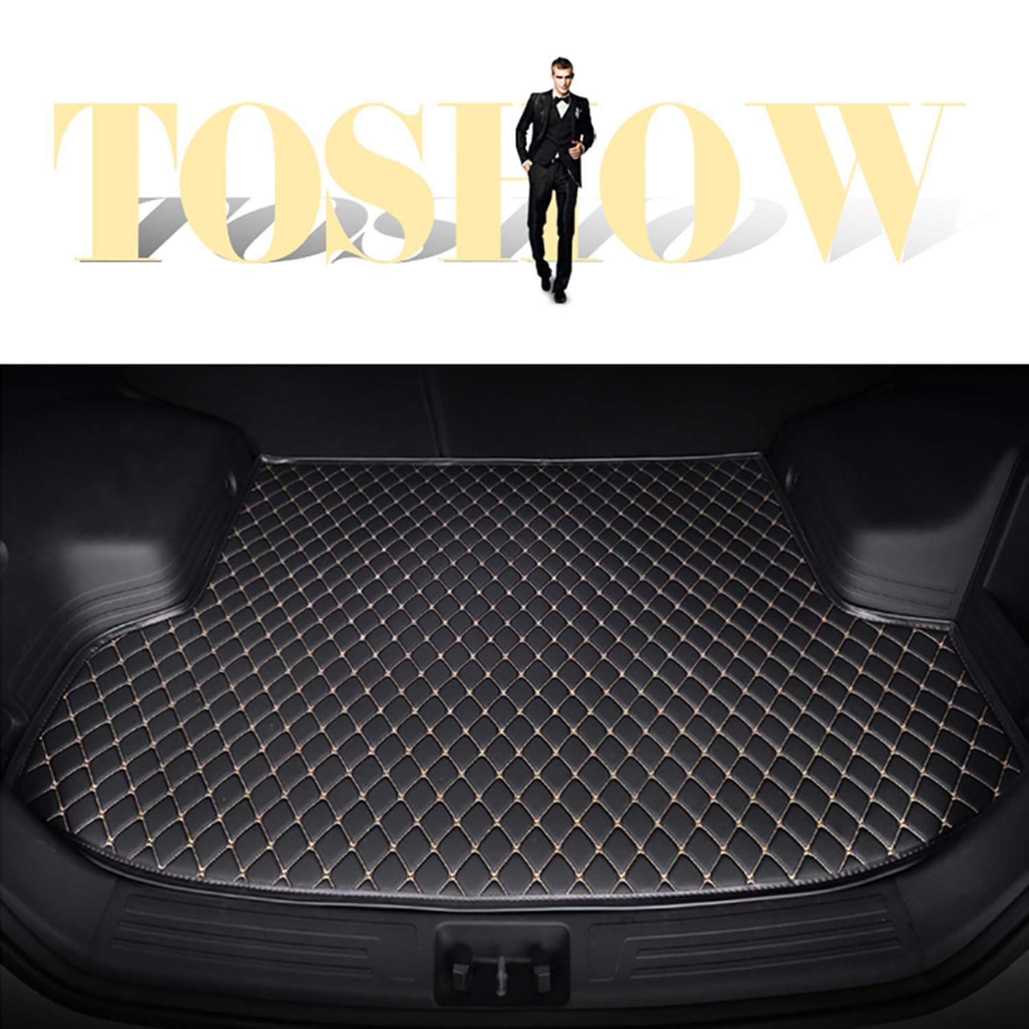 Materiale Tpe Leggero Resistente J&J AUTOMOTIVE | Premium Vasca Baule Per Bagagliaio In TPE Gomma Per Kadjar Dal 2015, Bordo Alto 3-5 Cm, Antiscivolo, Inodore, Nero TPE Gomma Antiscivolo