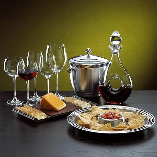 Miniatura 7 de Lenox Tuscany Classics - Cubo de hielo personalizado de acero inoxidable 18/10 de 96 onzas con tapa y asas, cubo de hielo de metal aislado grabado