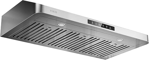 VIKIO HOME Under Cabinet Range Hood 36 Inch, 980CFM Fast