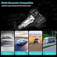 Vista 5 de 529332M000 TPMS Sensor de monitoreo de presión de neumáticos para Kia Cadenza Forte Optima Sorento Soul, Hyundai Accent Sonata Elantra GT Genesis