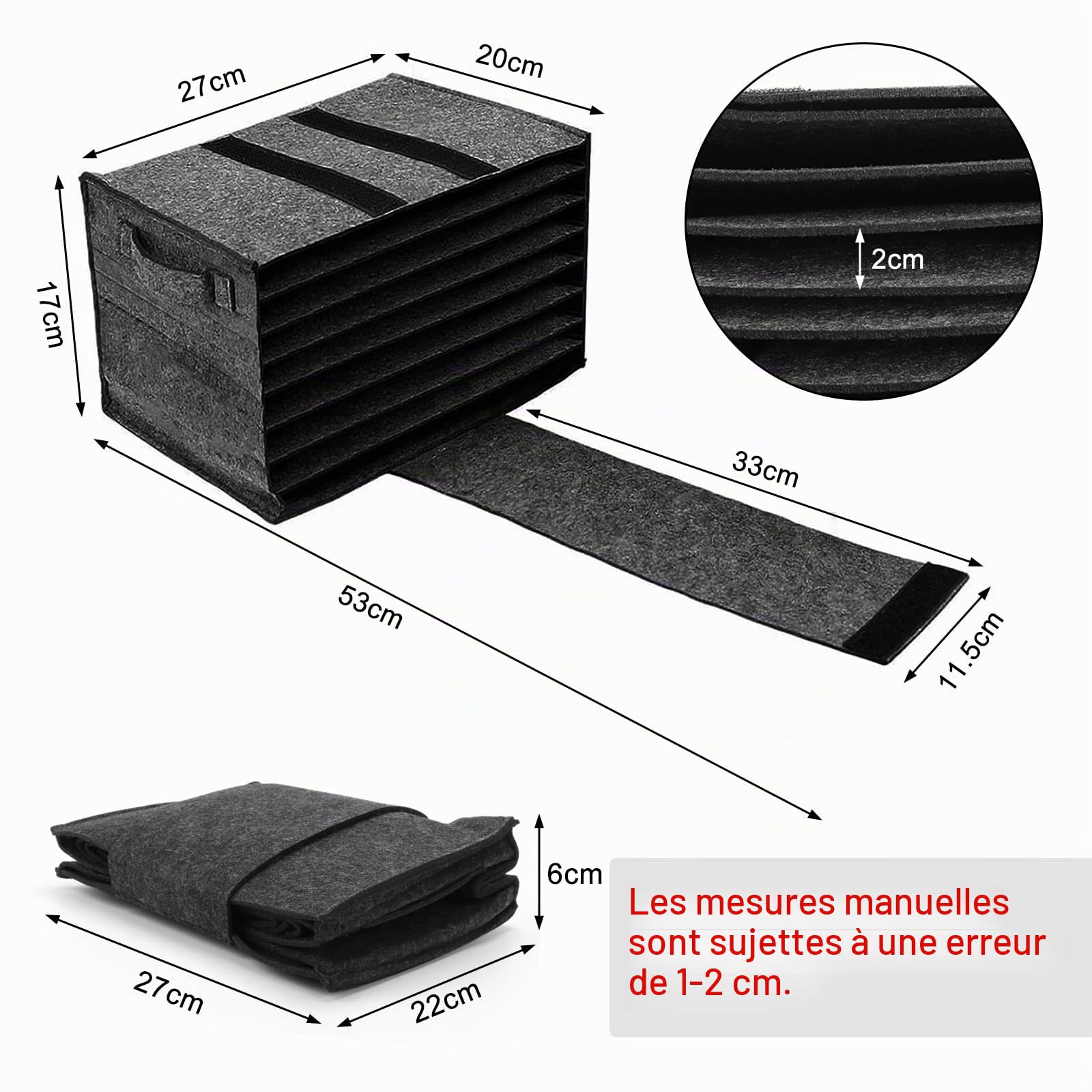 Porte-assiettes de camping-car, espace de rangement pour 8 assiettes, organiseur de camping, rangement pour caravane, bateau, cuisine mobile (1 pièce, gris foncé)