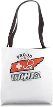 Tennessee Proud Union Nurse | Funny Healthcare Apparel Tote Bag