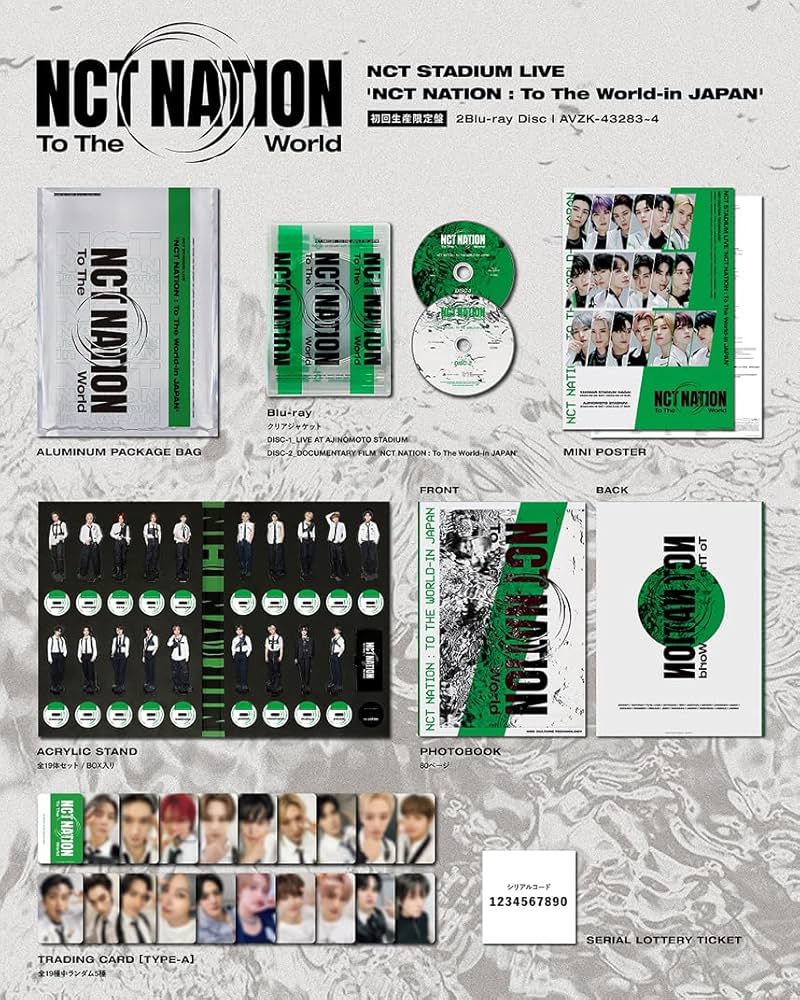 NCT NATION 初回生産限定盤　Blu-ray Amazon.co.jp: NCT STADIUM LIVE 'NCT NATION : To The World-in