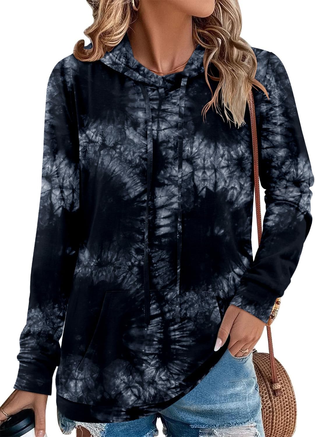 MODARANI Womens Pullover Hoodies Teen Girls Fashion Hooded Sweatshirt Womans Fall Tunic Top - Image 2