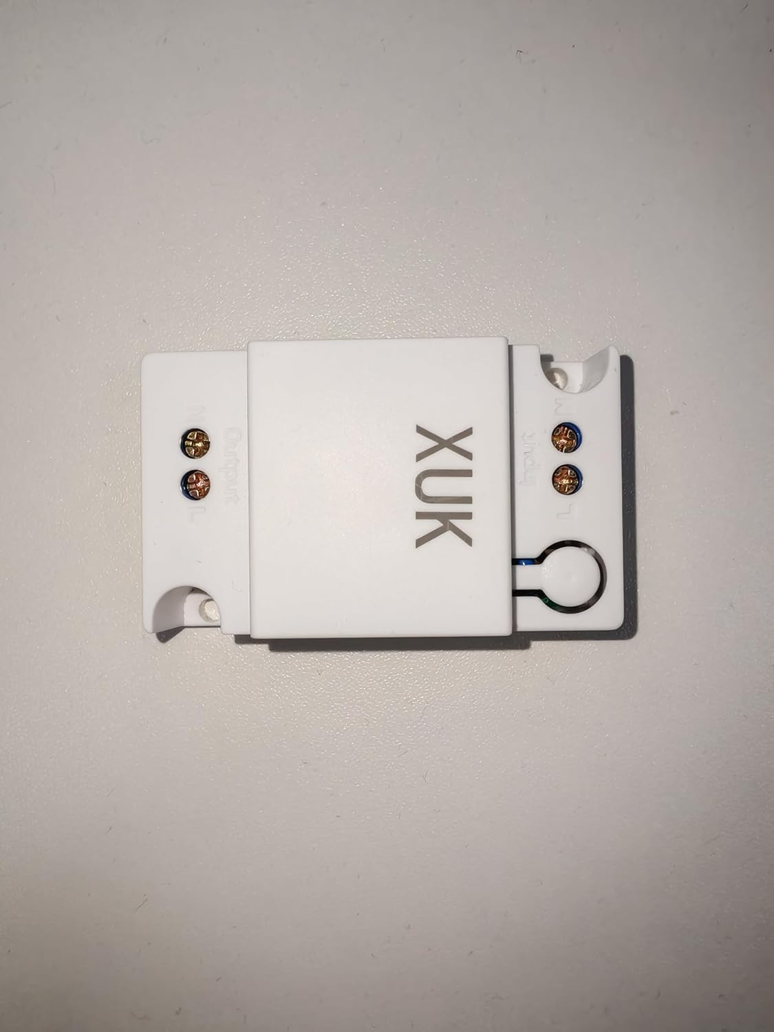 Single Pole Light Switch, Square Rocker Switch, Self-grounding, White