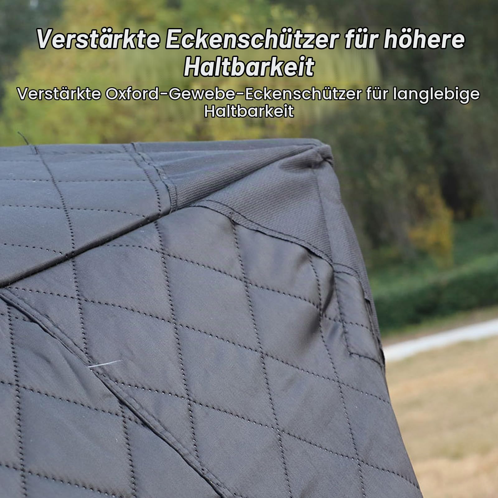 Outdoor-Sauna, 1,80m x 1,80m x 2,10m Tragbares isoliertes Saunazelt, Schnee- Winddicht mit Kaminloch für Garten und Eisfischen