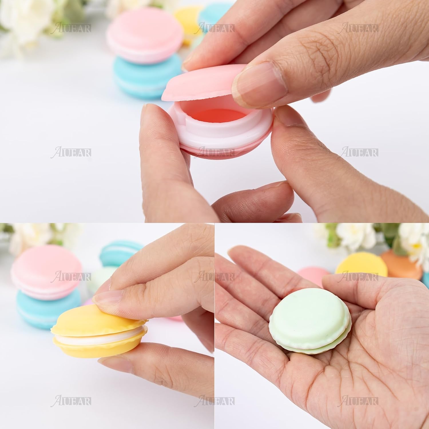 AUEAR, 18 Pack Macaron Case Candy Box Jewelry Storage Organizer image 3