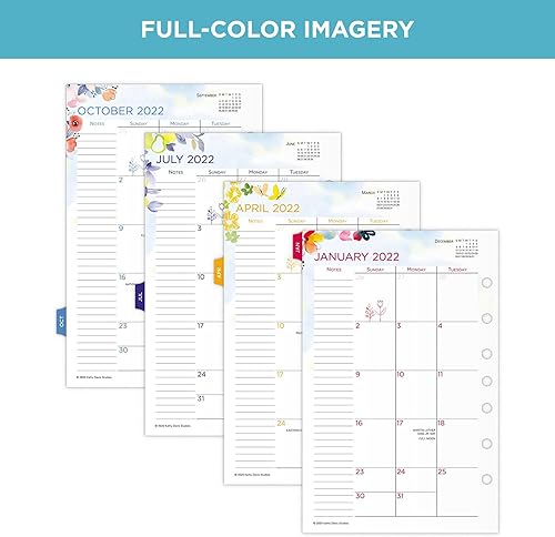 Miniatura 6 de AT-A-GLANCE - Recambio de planificador diario y mensual 2022, temporizador de día 52111, 5-12 x 8-12 pulgadas, tamaño 4, Kathy Davis (KD81-125)