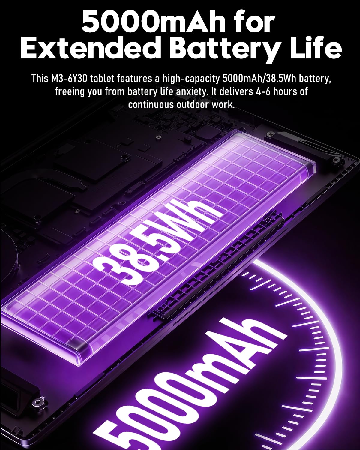 FUNYET Newest Pc Portatile 15.6 Pollici 16GB RAM 2*DDR3 512GB SSD, 2 nuclei Processore M3-6Y30 Laptop, Fino a 2,2 GHz, Win 11 Notebook con FHD 1920x1080, 5000mAh, Wi-Fi 5, BT4.2, USB 3.0, HDMI, Webcam