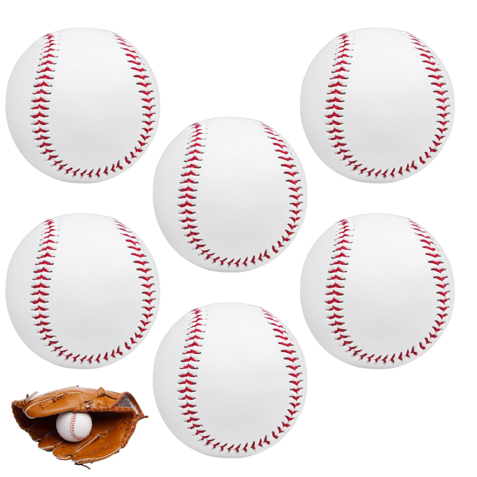Pelotas de béisbol profesional cosidas a mano 9 pulgadas para adultos y jóvenes