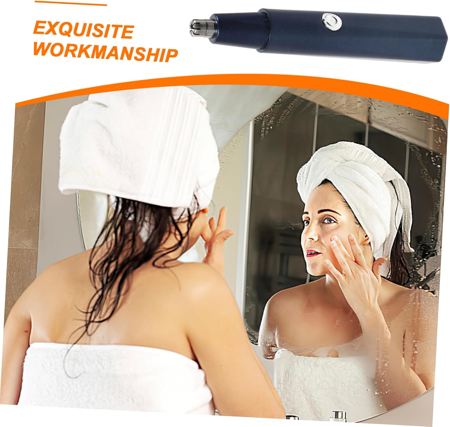 Angoily 2sets Nose Trimmer Electric Shaver for Men Women Hair Trimmer Nose Hair Removal for Face for Women Men