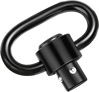 EZshoot Sling Swivels, Durable Sling Swivel with Push Button, Lightweight, Black - EZshoot