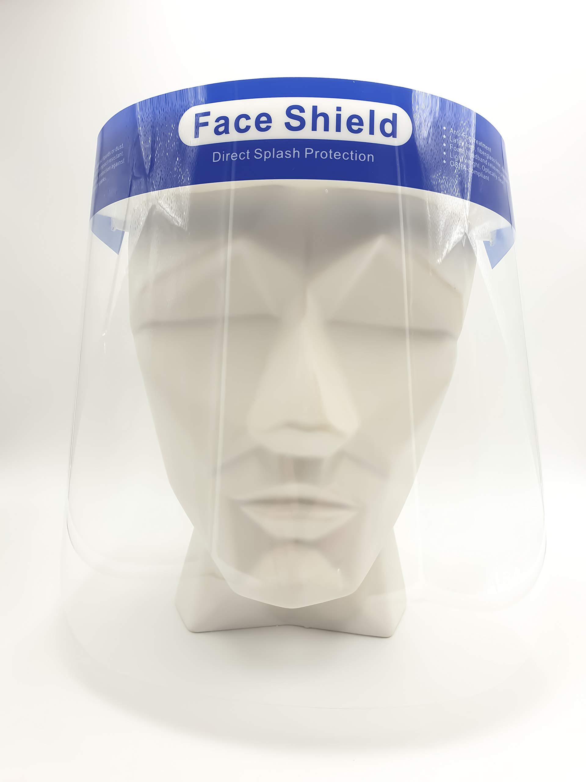 Face Mask Made of PET 0.18 mm Face Shield Pack of 20 Face Masks Anti Fog Coating