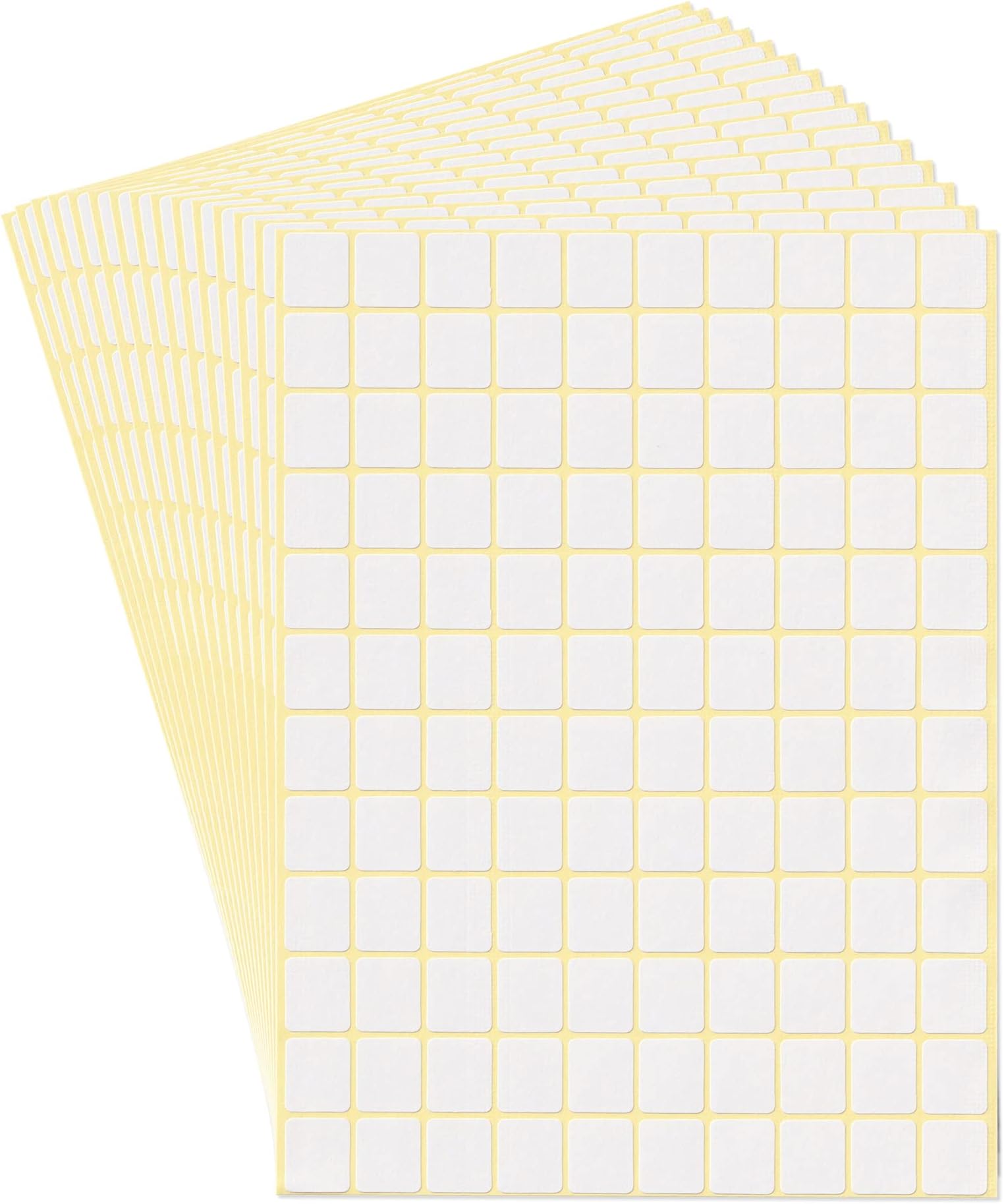 dealzEpic - Self-Adhesive Writable Blank Paper Label Stickers - 14x16mm