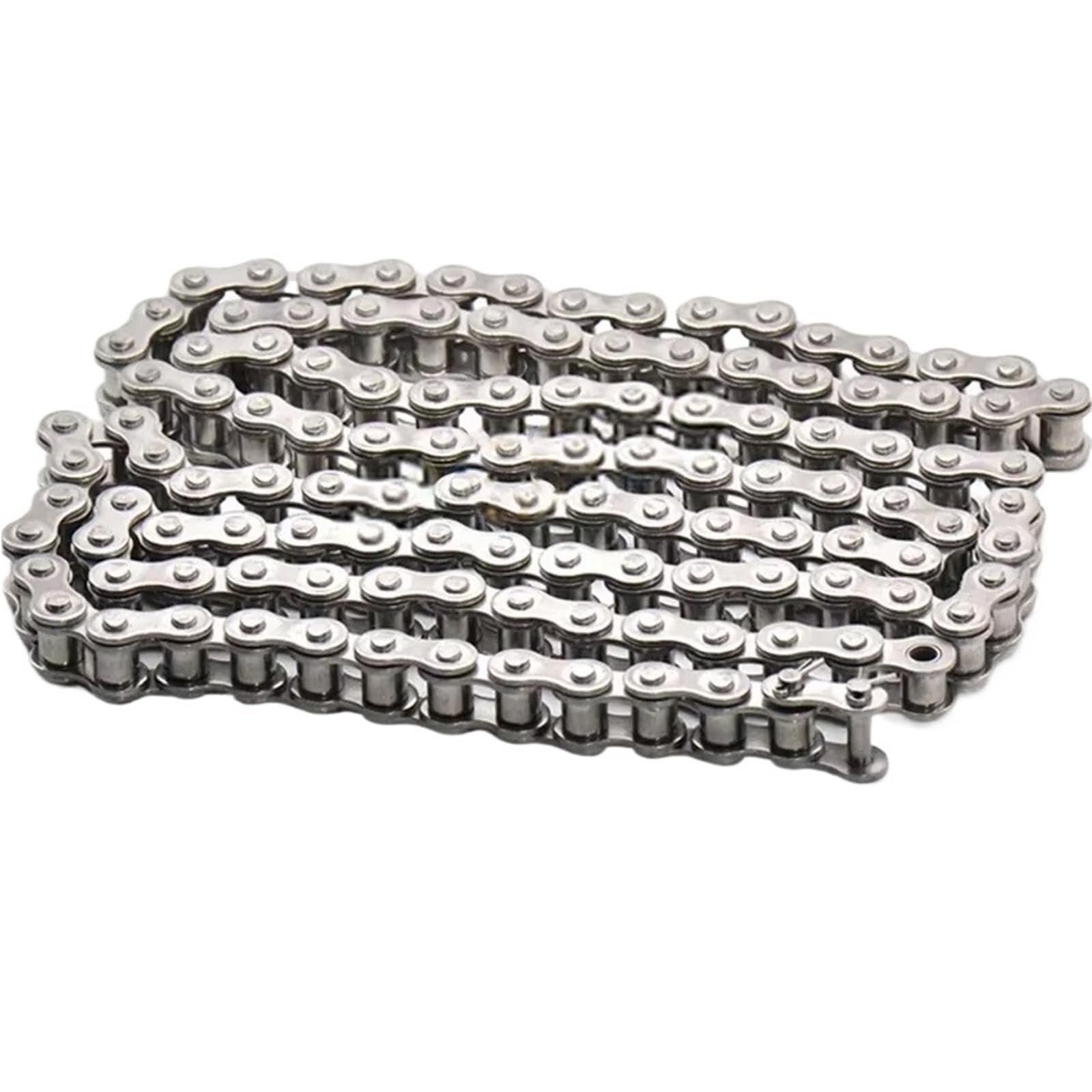 Rollenkette Aus Kohlenstoffstahl Rollenkette aus Edelstahl 304, 1–1,524 m, Einzel-/Doppelstrang, industrielle Stärke, 04C, 05B, 06B, 06C, 08A, 08B, 10A, 12B(304-16A-1m)