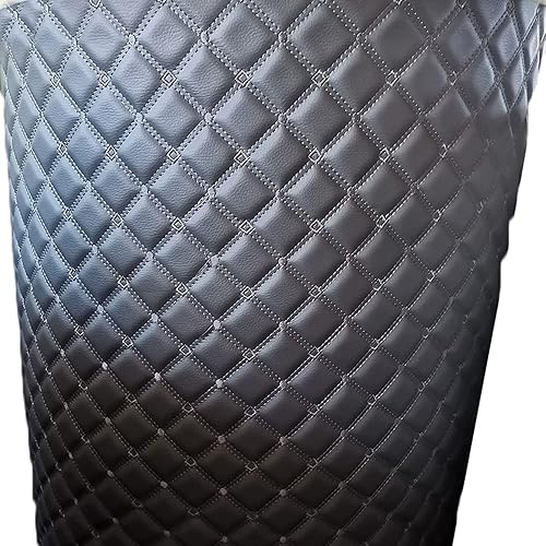 Miniatura 2 de Tela de espuma acolchada de vinilo, hilo de varios patrones, material de piel sintética, tapicería para muebles, cabeceros de muebles, tela interior