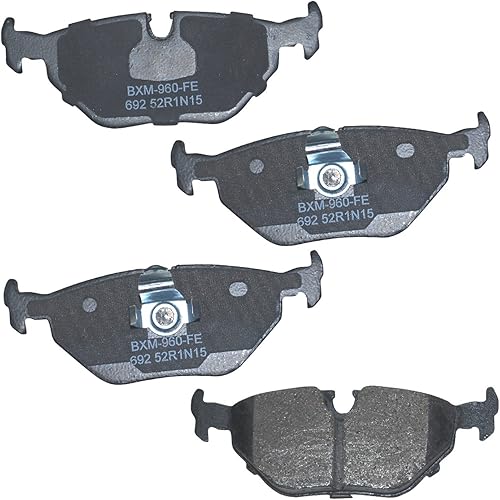 Vista 29 de Bendix Premium SBM8 - Pastillas de freno semimetálicas Premium para modelos seleccionados Buick Special, Camaro, Corvette, Phaeton, Olds F85, Vista