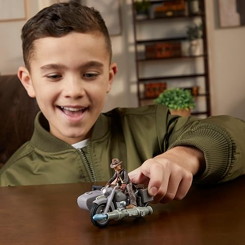 Miniatura 7 de Indiana Jones Worlds of Adventure with Motorcycle and Sidecar - Juego de figuras de acción de 2.5 pulgadas, figuras de acción, a partir de 4 años