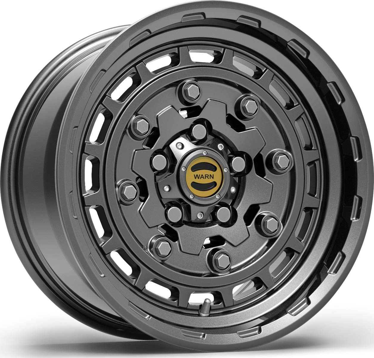 WARN 106690 Epic Wheels, Fits: Jeep Wrangler JL, JK and Gladiator JT - Jackhammer, Gunmetal Grey