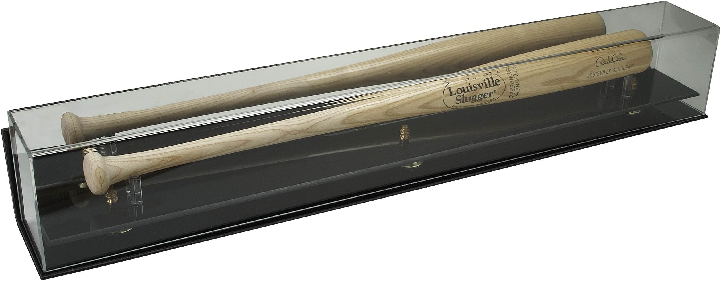 Deluxe Acrylic Baseball Bat Display Case - Wall Mountable