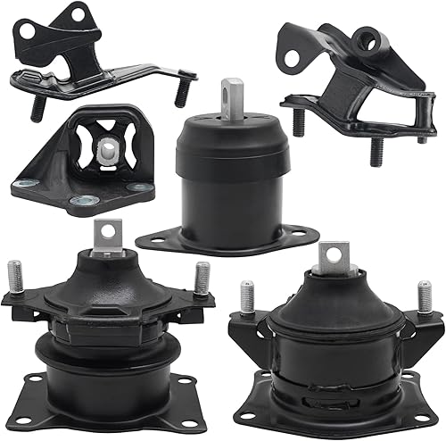 Juego de 6 soportes de motor y transmisión para Honda Accord 2.4L Automático A4509 A4510 A4516 A4517 A4542 A4526HY 2003-2007