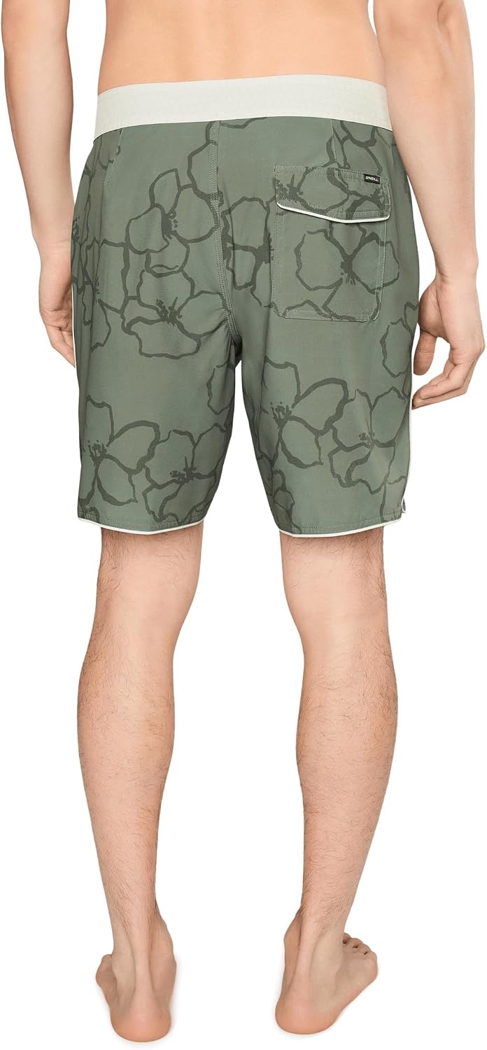 O'NEILL Men's Hyperfreak Mysto Scallop 19'' Boardshorts