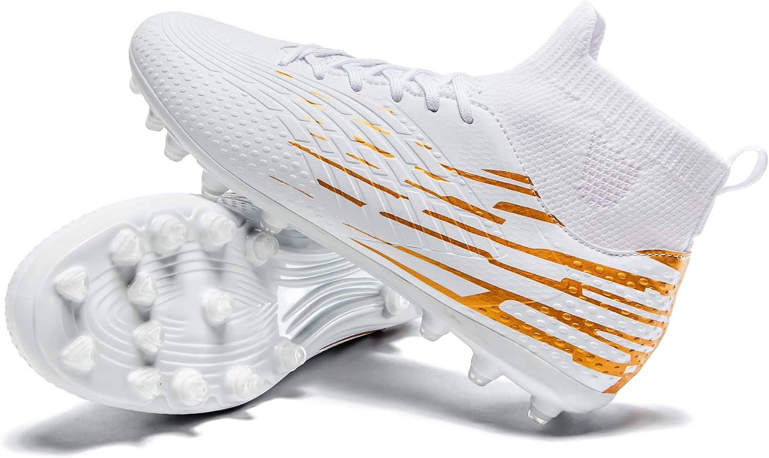 breooes Men’s Soccer Cleats Football Boots Womens Professional Training Soccer Shoes Big Boys Girls