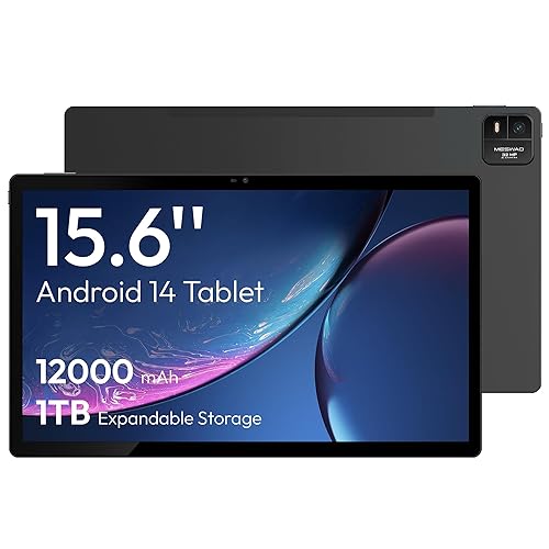 MESWAO 15,6 Pollici Tablet Android 13, MES-B3 Tablet con Helio