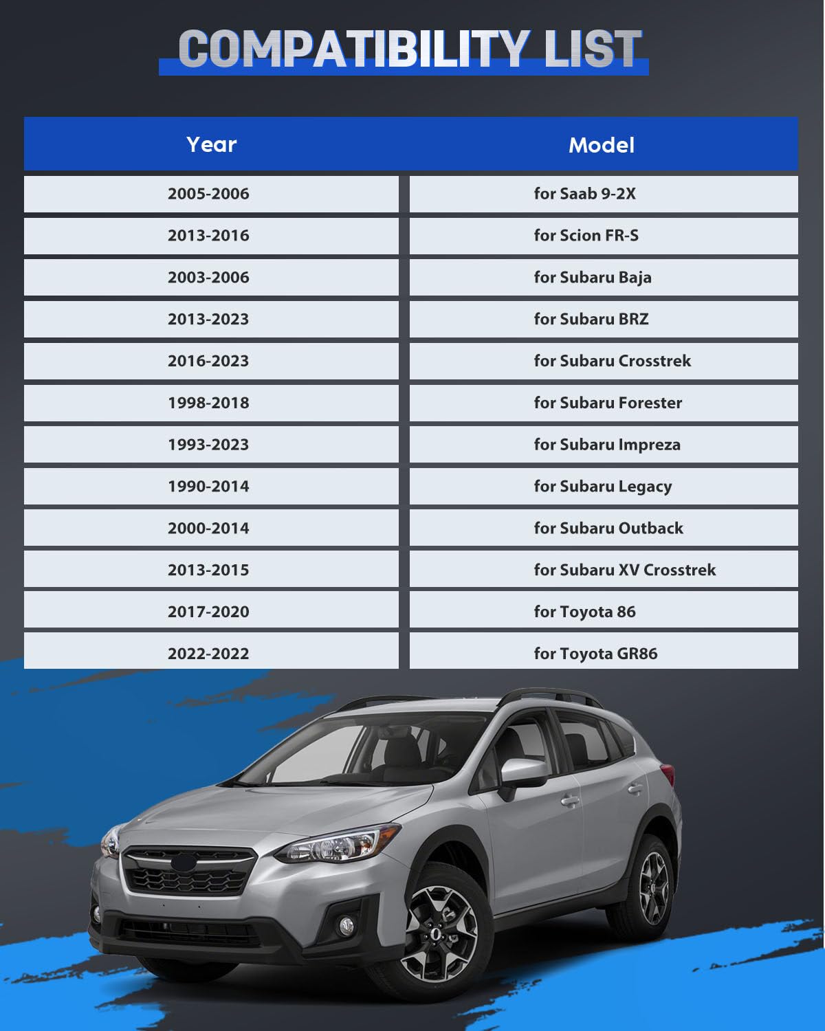Wheel Spacers, Adapters & Hub Centric Rings For Subaru Legacy