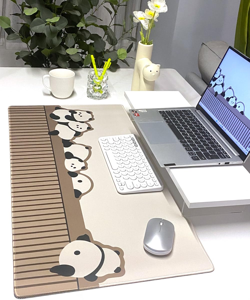 Pastel Mouse Pad Xxl-31.5x15.7in-Kawaii Anime Clouds Desk Pad-Pink Purple Cute - View #6