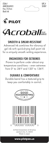 Miniatura 2 de Bolígrafo retráctil de tinta híbrida Acroball, de Pilot , Random Color Accents Paquete de 2