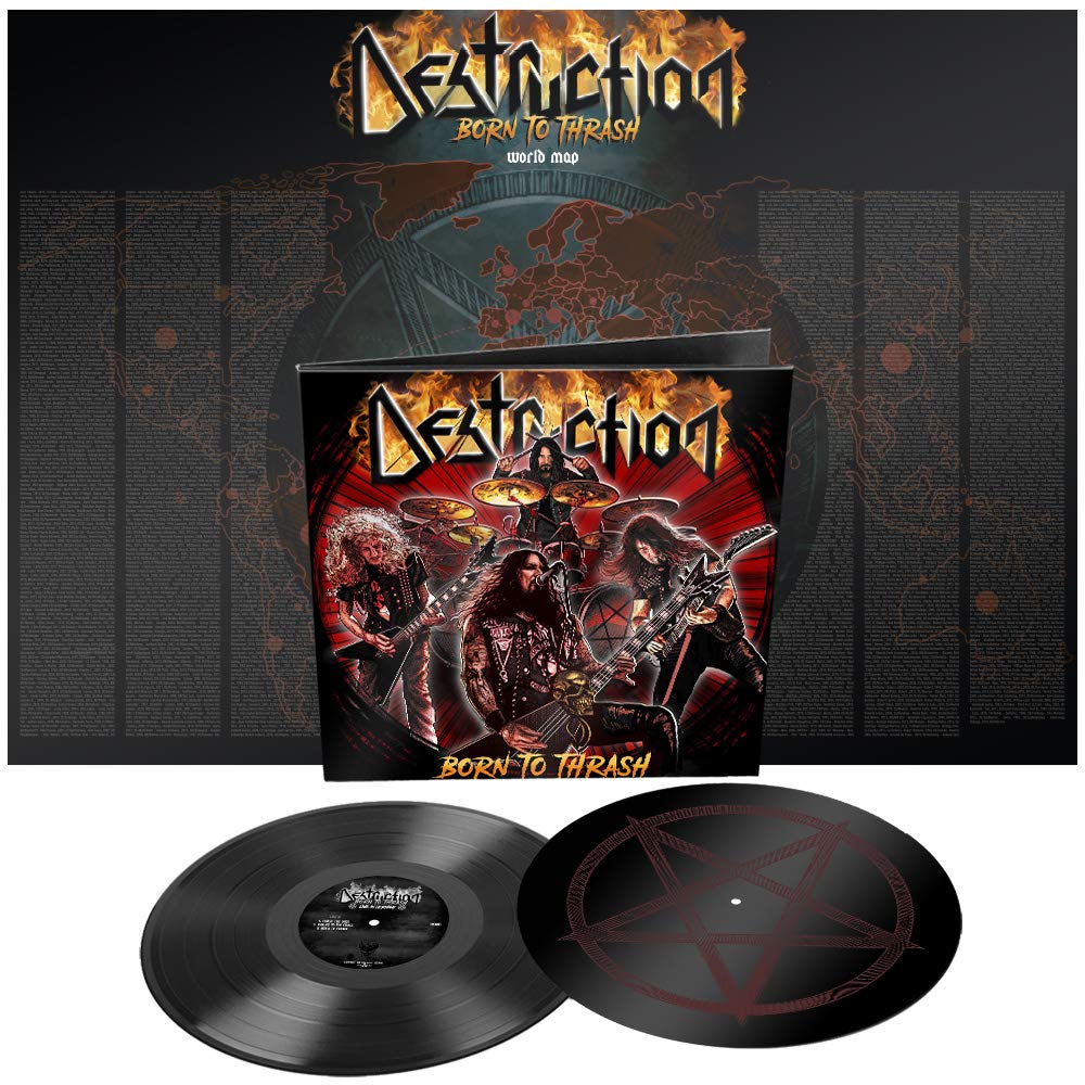Born To Thrash (Live In Germany) 2LP (black in gatefold, side D silk-printed) [VINYL]