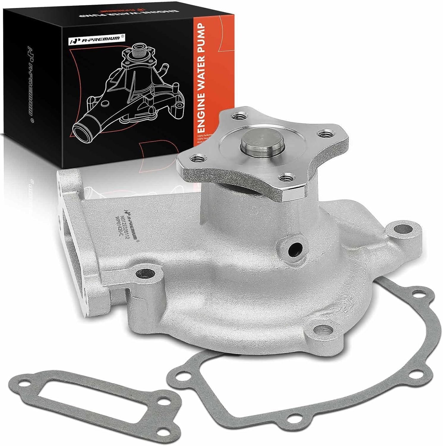 A-Premium Engine Water Pump with Gasket Compatible with Nissan Sentra 1991-2000, NX 1991-1993, 200SX 1995-1998, 1.6L, Replace# 2101088R00