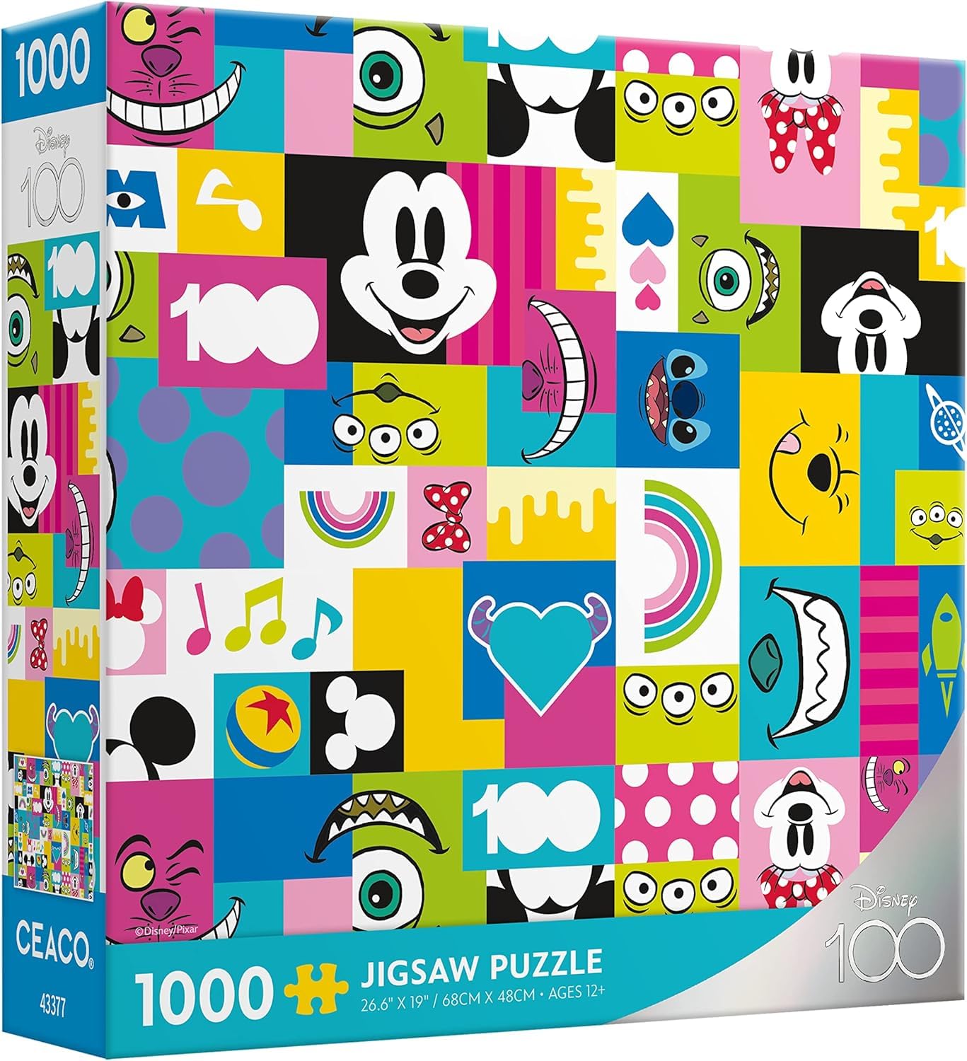 Ceaco - 100. rocznica Disneya - Disney Big Smiles - Puzzle 1000 elementów