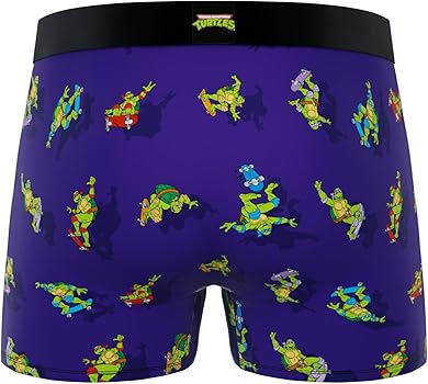 Amazon.com: CRAZYBOXER Ninja Turtles Medley Men's Boxer Briefs (3