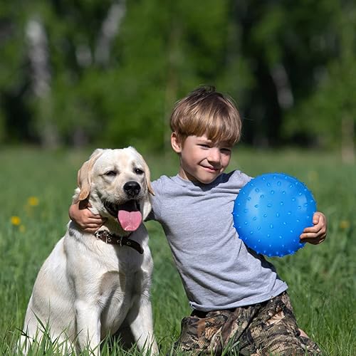 Miniatura 7 de Jerify Knobby Balls - Pelotas de rebote de 7 pulgadas, bolas grandes hinchables a granel, bolas sensoriales suaves para masaje, bolas de plástico
