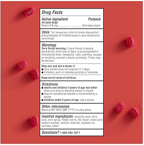 Miniatura 2 de Ludens Gotas de garganta de sandía, alivio del dolor de garganta, 25 unidades (paquete de 12)