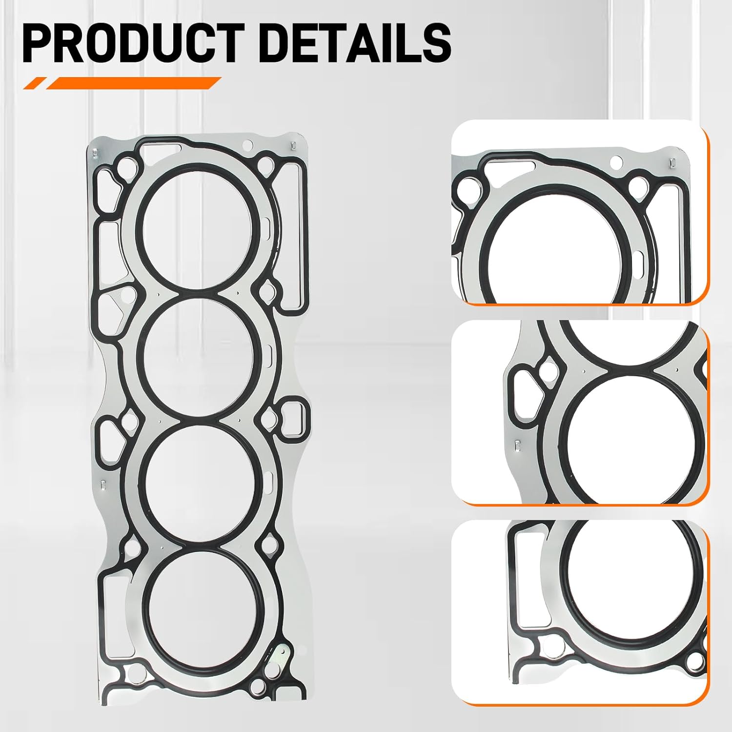 Head Gasket Set with Head Bolts HS26261PT for Altima Sentra 2.5L QR25DE 2002-2006 Engine Cylinder Head Gasket Kit