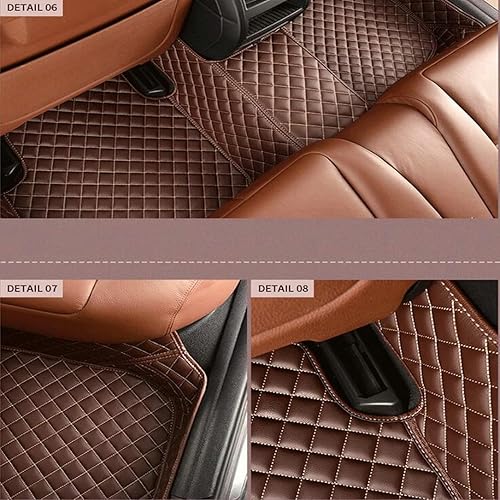 Miniatura 4 de Personaliza las alfombrillas de cuero de lujo para todo tipo de clima para automóviles, SUV y camiones según el modelo automotriz (tapetes 3D negro