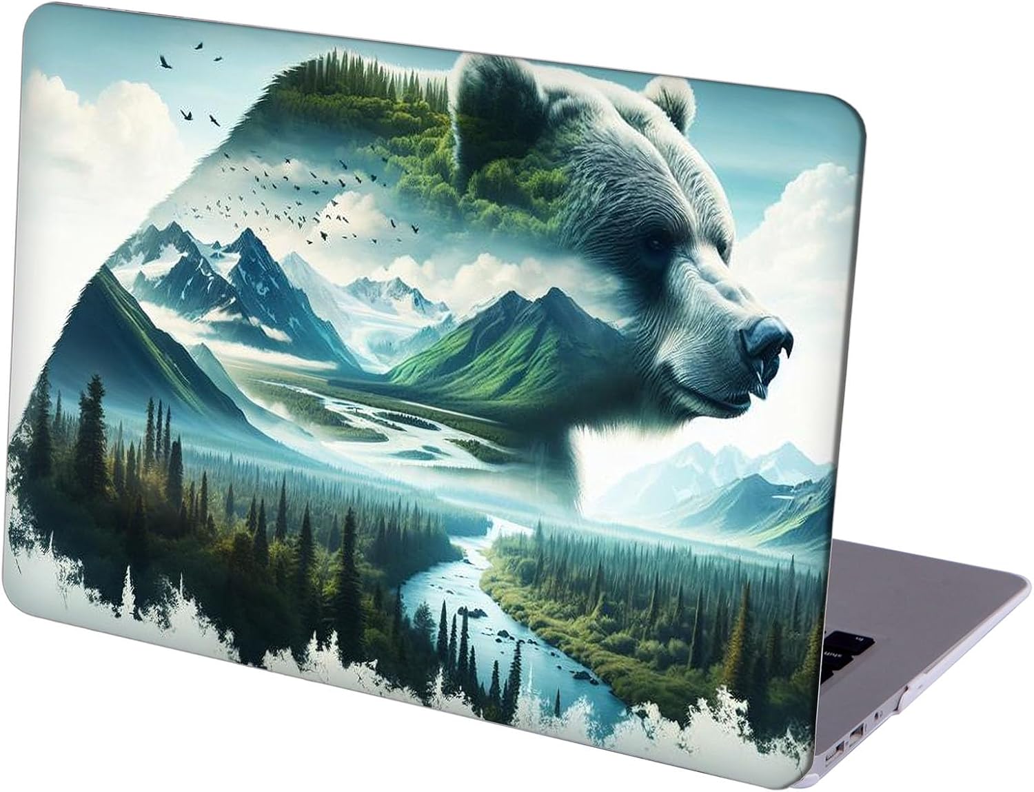 Compatible with MacBook Neo 13-inch, Hard Shell Case with Keyboard Cover and Screen Protector (A3404 A18 Pro chip, 2026 Release) - Grizzly MC22432