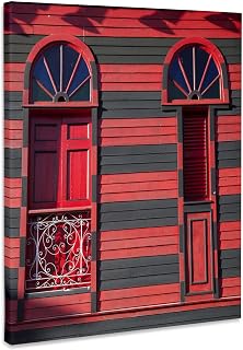 3dRose, Puerto Rico, Plaza Las Delicias, firehouse museum-CA27 WBI0138 - Walter Bibikow, Museum Grade Canvas Wrap 8x10