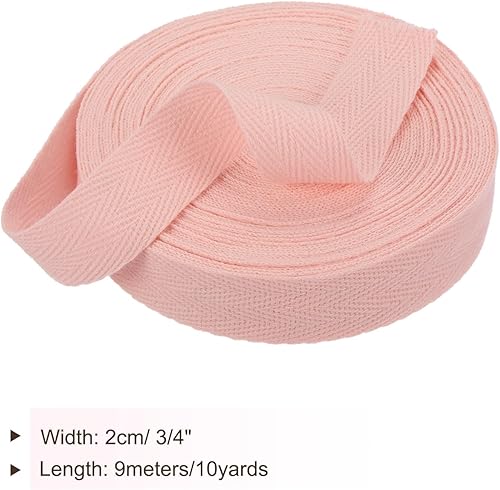 Vista 520 de PATIKIL Cinta de sarga de algodón de 3/4 pulgadas, 10 yardas, cinta de encuadernación al bies, cinta de espiga para costura, envoltura de regalos