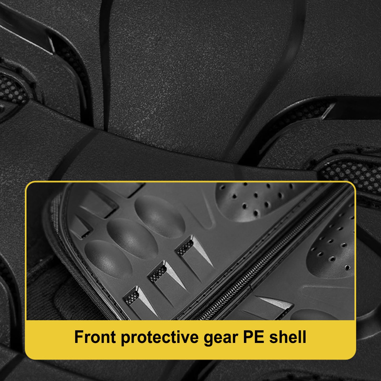 Juego de 5 Protectores de Pecho para Motocicleta con Rodilleras | coderas, protectores de pecho ajustables para niños de 5 a 12 años, motocross, ciclismo, todoterreno, deportes al aire libre