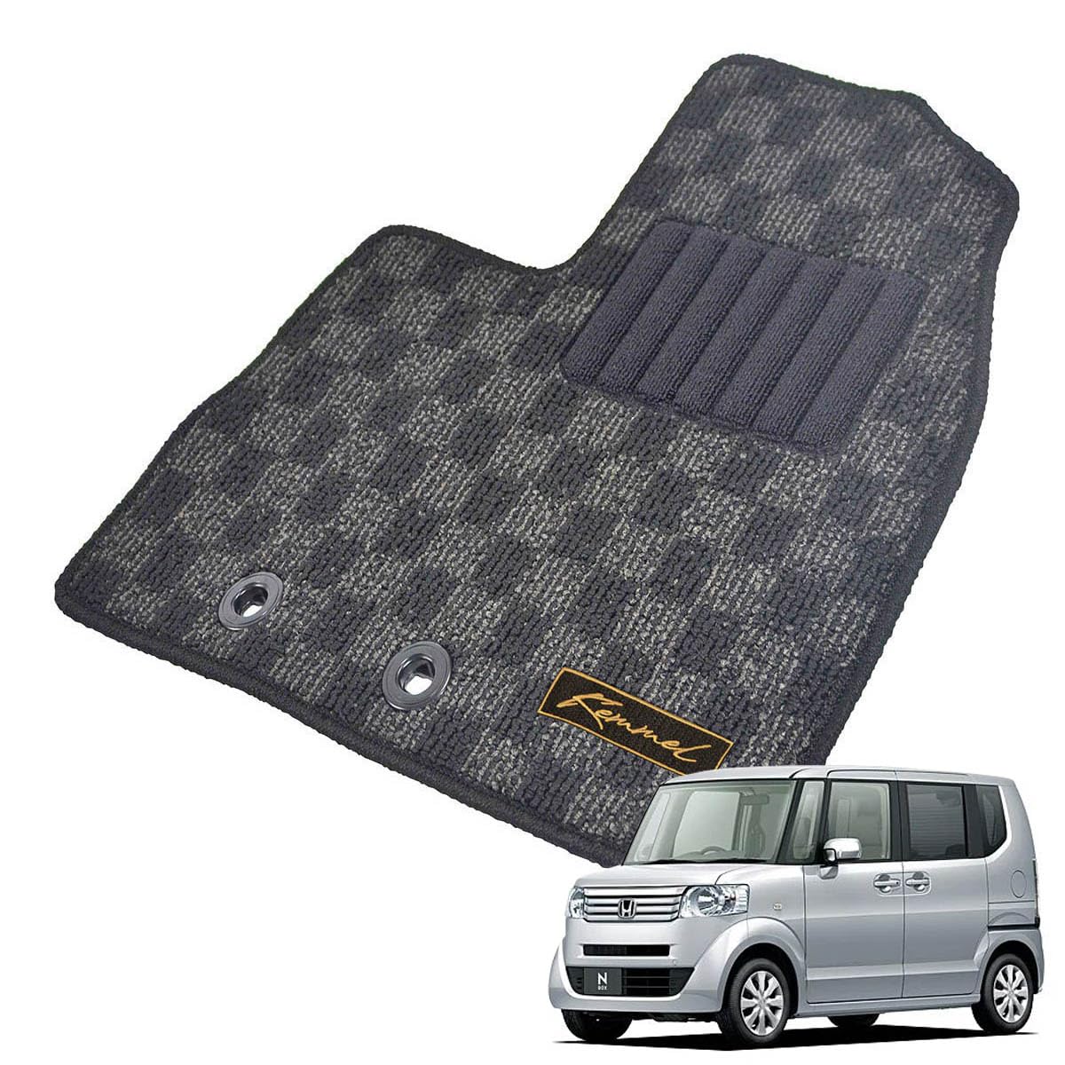 Amazon | Kemmel ホンダ N-BOX JF1 JF2 （全席セット/刺繍ロゴ付き 