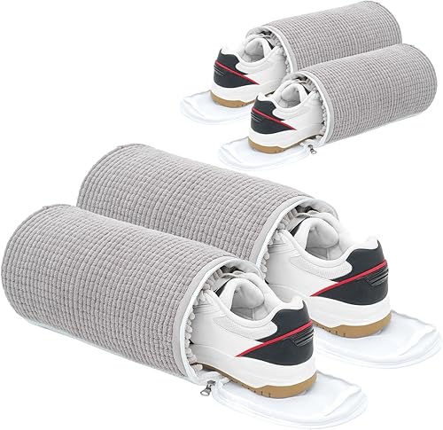4 bolsas reutilizables para zapatos de lavandería para lavadora y secadora, bolsa de limpieza de zapatos 2024, limpieza 360 para zapatos deportivos
