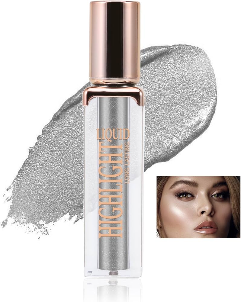 Amazon.co.jp: Boobeenリキッドグリッターハイライター、ウォーター