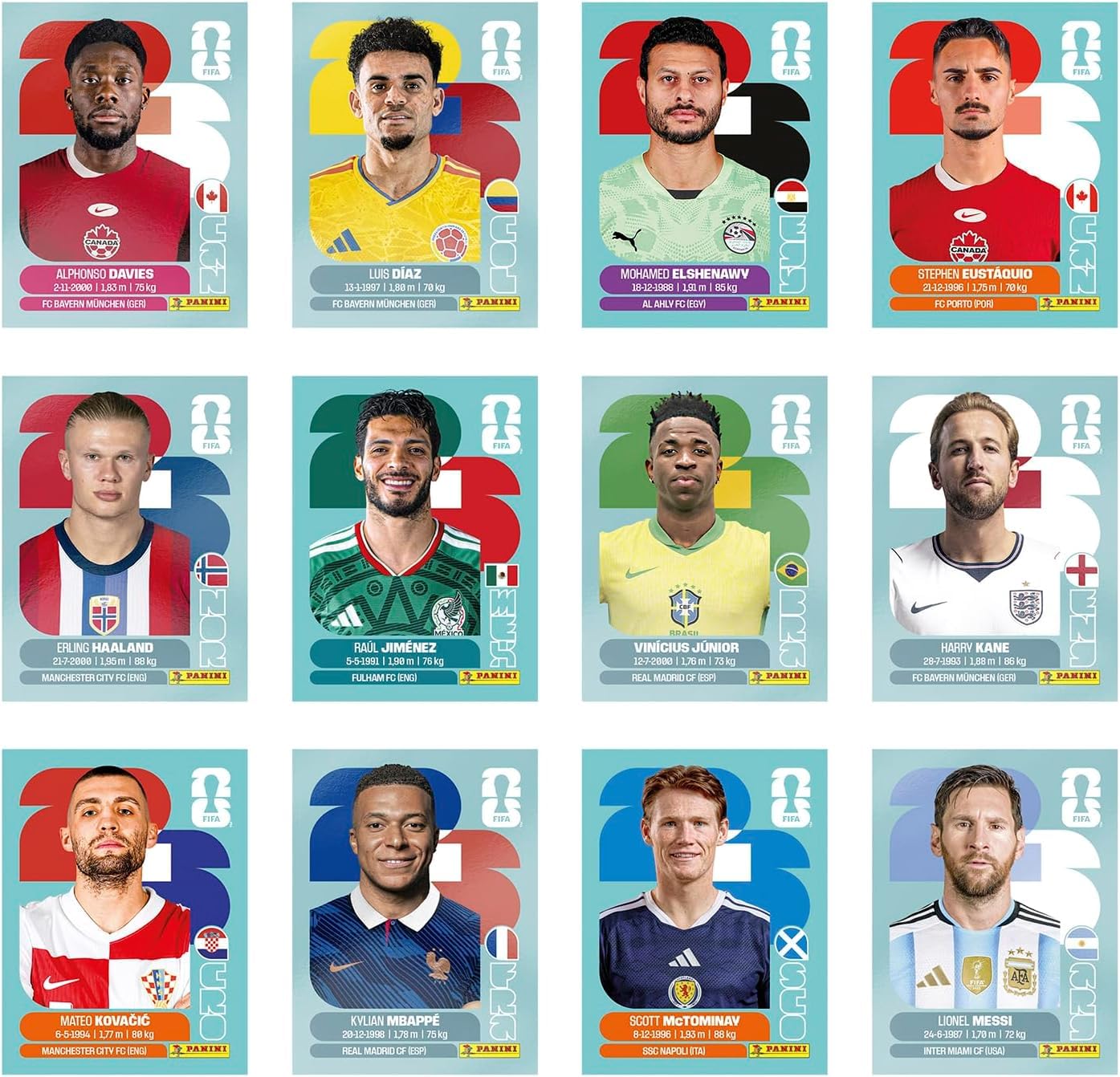 Panini Coupe du Monde DE LA FIFA 2026 Stickers - Boîte métal Pocket 8 Pochettes